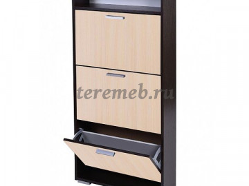 Тумба для обуви Комфорт УК-3, Артикул 1781579, Размеры (ДхГхВ): 604 х 170 х 1250 мм