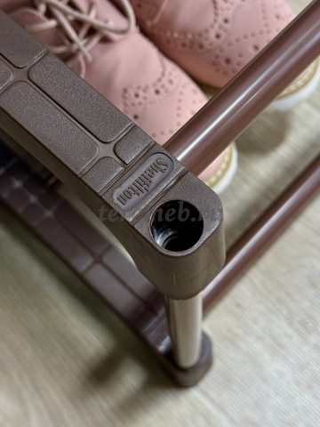 Полка для обуви SHT-SR3-P (коричневый), Артикул ТДО-3176, Размеры (ДхГхВ): 595 х 310 х 270 мм