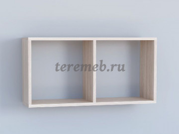 Полка навесная Бриз 740 (ясень шимо светлый) - фото товара, ракурс 1