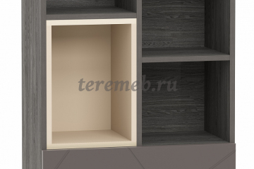 Стеллаж Саммит НМ 011.94 Х (анкор темный/капучино/графит), Артикул С-3185, Размеры (ДхГхВ): 602 х 316 х 1820 мм