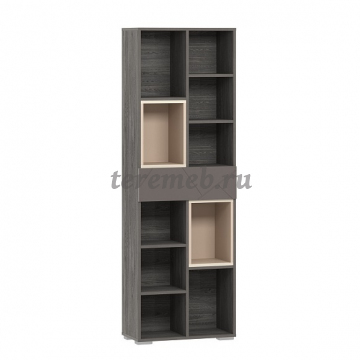 Стеллаж Саммит НМ 011.94 Х (анкор темный/капучино/графит) - фото товара, ракурс 1