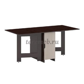 Стол-книжка СТ-02 (бодега тёмный/бодега светлый) - фото товара, ракурс 1