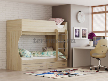 Кровать двухъярусная Адель-Д2 - фото товара, ракурс 1