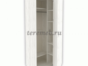 Шкаф угловой Гарун 400 с зеркалом, Материалы: ЛДСП; МДФ; ПВХ; ДВП; Зеркало; Металл, Цвет: Дуб арктика, Дуб сонома, Венге/Дуб молочный