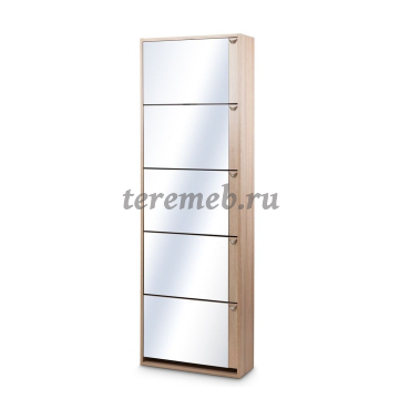 Тумба для обуви Комфорт К-5S с зеркалами, цена 11100 руб. - фото товара, ракурс 2