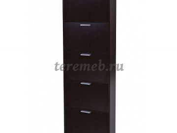 Тумба для обуви Комфорт УК-5, Артикул 1800279, Размеры (ДхГхВ): 604 х 170 х 1871 мм