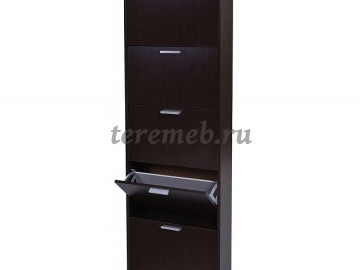 Тумба для обуви Комфорт УК-5, Материалы: ЛДСП; ПВХ; ДВП;, Пластик; Металл, Цвет: Дуб сонома, Венге/Дуб белёный, Венге