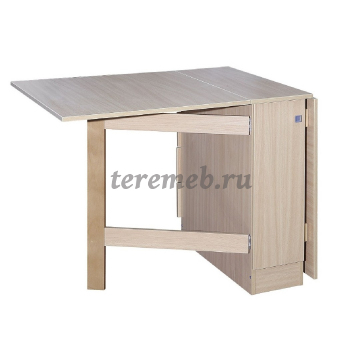 Стол-книжка с ящиками Элегия (ясень шимо светлый), Производитель: Элегия, Страна: Россия