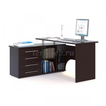 Стол компьютерный Сокол КСТ-109 (венге) - фото товара, ракурс 1