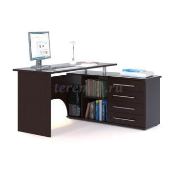 Стол компьютерный Сокол КСТ-109 (венге), цена 15000 руб. - фото товара, ракурс 2