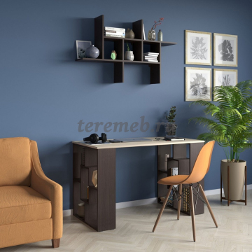 Стол письменный Сокол СПм-15 (венге/дуб беленый), цена 5700 руб. - фото товара, ракурс 2