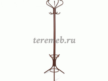 Вешалка для одежды SHT-642 (коричневый/чёрный) - фото товара, ракурс 1