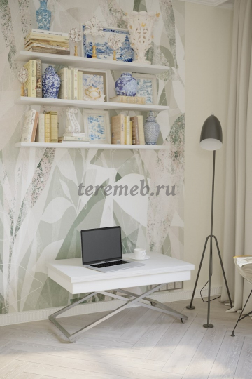 Стол-трансформер Андрэ Хром (белый), цена 15150 руб. - фото товара, ракурс 2