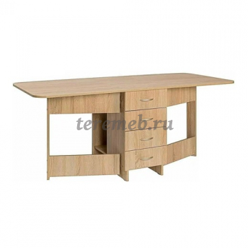 Стол-книжка с ящиками Глория 606 М - фото товара, ракурс 1