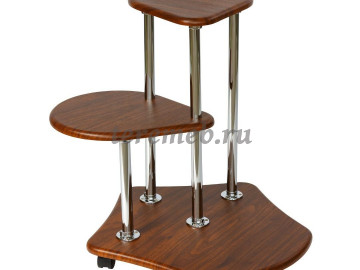 Подставка для цветов Двоечка, Артикул 8000984, Размеры (ДхГхВ): 550 х 650 х 600 мм