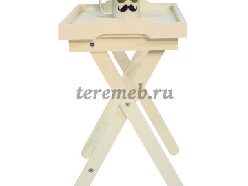 Стол сервировочный Лотос, Материалы: Дерево; МДФ, Цвет: Дуб молочный, Дуб шампань, Венге