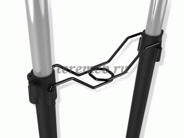 Вешалка гардеробная SHT-WR4150 (чёрный/хром), цена 3750 руб. - фото товара, ракурс 2