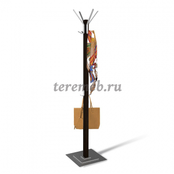 Вешалка для одежды SHT-CR11 Альберо (венге/металлик) - фото товара, ракурс 1