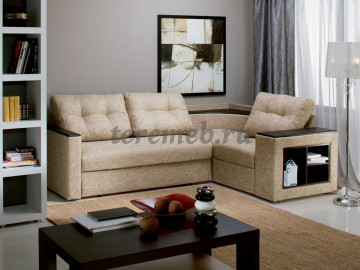 Мягкий угол 3НД с полкой - фото товара, ракурс 1