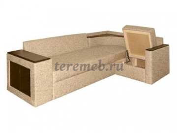 Мягкий угол 3НД с полкой - фото товара, ракурс 3