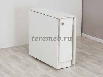 Стол-книжка с ящиками Элегия (белый жемчуг) - фото товара, ракурс 5