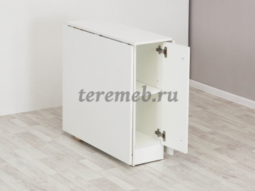 Стол-книжка с ящиками Элегия (белый жемчуг) - фото товара, ракурс 6