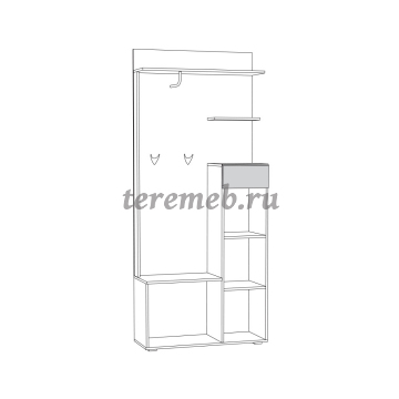 Шкаф МЦН Лайн 10.16 Н, цена 11450 руб. - фото товара, ракурс 2