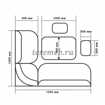 Кухонный уголок ТЮЛЬПАН - BIT000122, Производитель: Бител, Страна: Россия