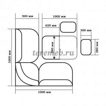 Кухонный уголок ТЮЛЬПАН-МИНИ - BIT000147, Производитель: Бител, Страна: Россия