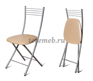 Стул ХЛОЯ СКЛАДНОЙ (борнео крем) - фото товара, ракурс 1