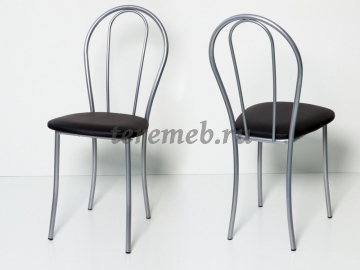 Стул ВЕНСКИЙ (металлик/чёрный №118) - фото товара, ракурс 1