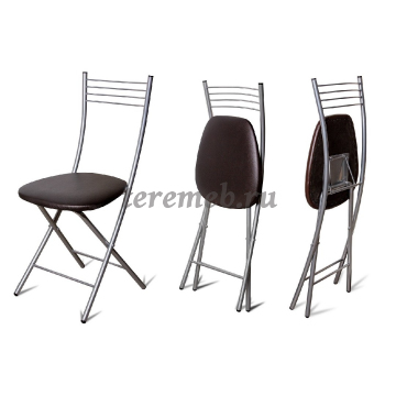 Стул ХЛОЯ СКЛАДНОЙ (тёмно-коричневый №221) - фото товара, ракурс 1