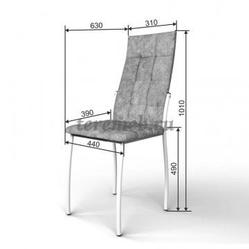 Стул ВОЛНА (графит), цена 4600 руб. - фото товара, ракурс 2