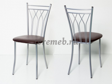 Стул ПРЕМЬЕР (металлик/тёмно-коричневый №221) - фото товара, ракурс 1