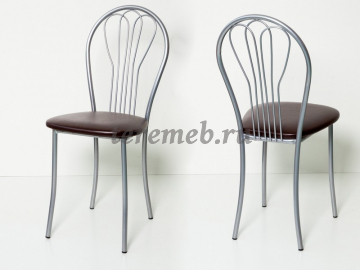 Стул РОМАШКА (металлик/тёмно-коричневый №221) - фото товара, ракурс 1