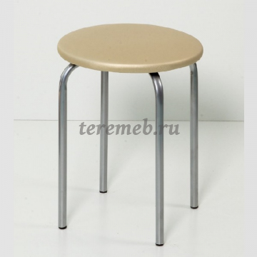 Табурет ЛОТОС (металлик/бежевый №101) - фото товара, ракурс 1