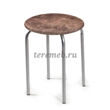 Табурет ЛОТОС (металлик/коньяк) - фото товара, ракурс 1