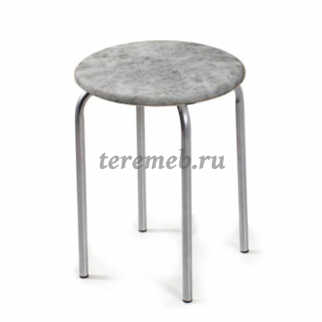 Табурет ЛОТОС (металлик/графит) - фото товара, ракурс 1