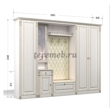 Прихожая ВЕРОНИКА к-4, цена 86050 руб. - фото товара, ракурс 2