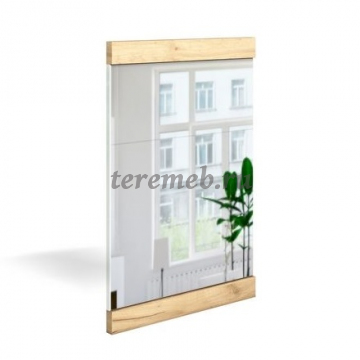 Зеркало навесное МИНИ-ЛАЙТ МЛ-6 (дуб крафт золотой) - фото товара, ракурс 1