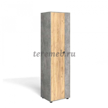 Шкаф для одежды Мини-Лайт МЛ-2 (дуб крафт золотой/ателье светлое) - фото товара, ракурс 1