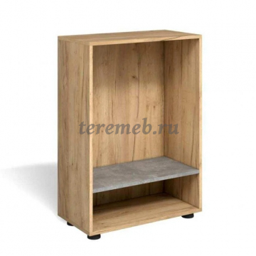 Тумба для обуви МИНИ-ЛАЙТ МЛ-7 (дуб крафт золотой/ателье светлое), Артикул BIT000326, Размеры (ДхГхВ): 624 х 316 х 897 мм