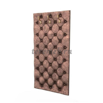 Мягкая панель-вешалка МИШЕЛЬ 750 (коньяк) - фото товара, ракурс 1