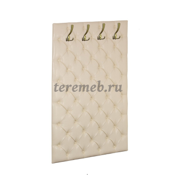 Мягкая панель-вешалка МИШЕЛЬ 950 (борнео крем) - фото товара, ракурс 1