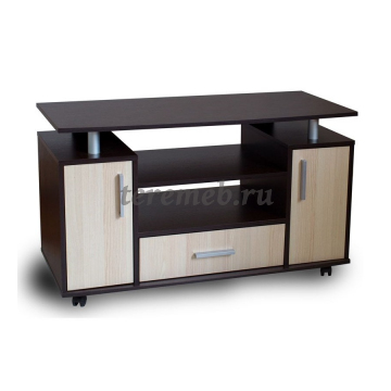 Тумба под ТВ Бител ТВ-4 (венге/ясень шимо светлый) - фото товара, ракурс 1