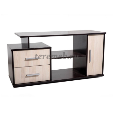 Тумба под ТВ Бител ТВ-5 (венге/ясень шимо светлый) - фото товара, ракурс 1