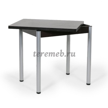 Стол обеденный раскладной ИРИС (венге), Артикул BIT000369, Размеры (ДхГхВ): в сложенном виде:,  800 х 600 х 750 мм, в разложенном виде:, 1200 х 800 х 750 мм