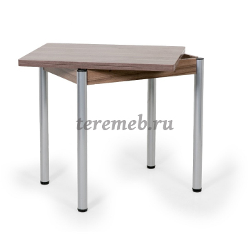 Стол обеденный раскладной ИРИС (дуб сонома), Артикул BIT000370, Размеры (ДхГхВ): в сложенном виде:, 800 х 600 х 750 мм, в разложенном виде:, 1200 х 800 х 750 мм