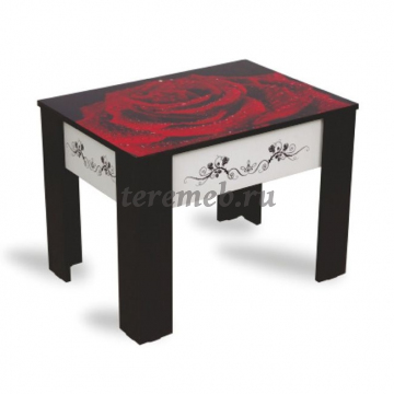 Стол журнальный ЧАЙНЫЙ А11 (розы) - фото товара, ракурс 1