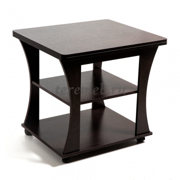 Стол журнальный раскладной СЖ-2 Бител (венге), Артикул BIT000381, Размеры (ДхГхВ): в сложенном виде:, 700 x 580 х 650 мм, в разложенном виде:, 1180 х 700 x 635 мм